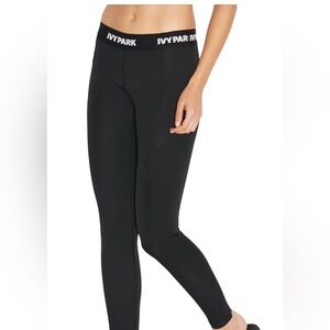 Ivy Park Low Rise sculpted full Leggings Sz S